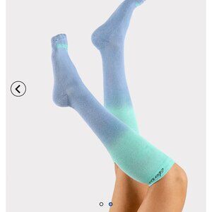 Clove Compression Socks Ocean Fade Circulation Support Mint Green & Blue small